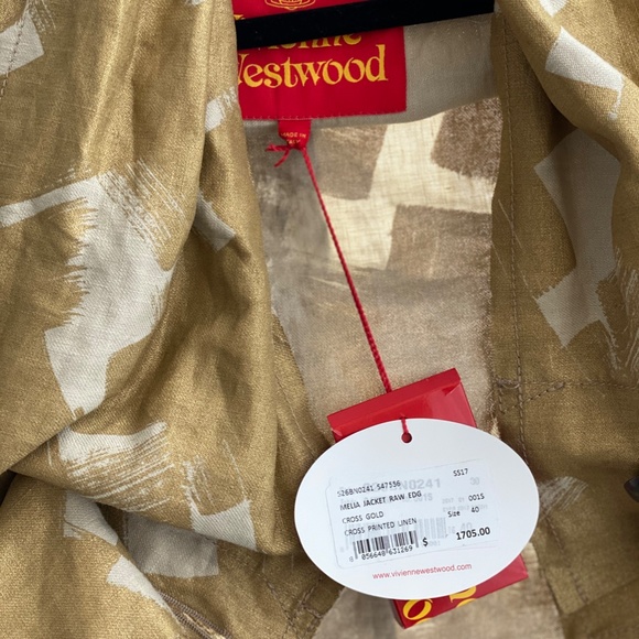 Vivienne Westwood Red Label Melia Raw Edge NWT - Picture 3 of 5